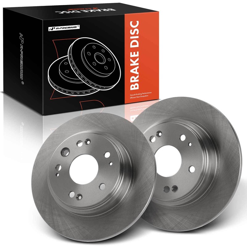 A-Premium Rear Side Disc Brake Rotors for Acura RL 2002-2004 V6 3.5L 281.70 mm