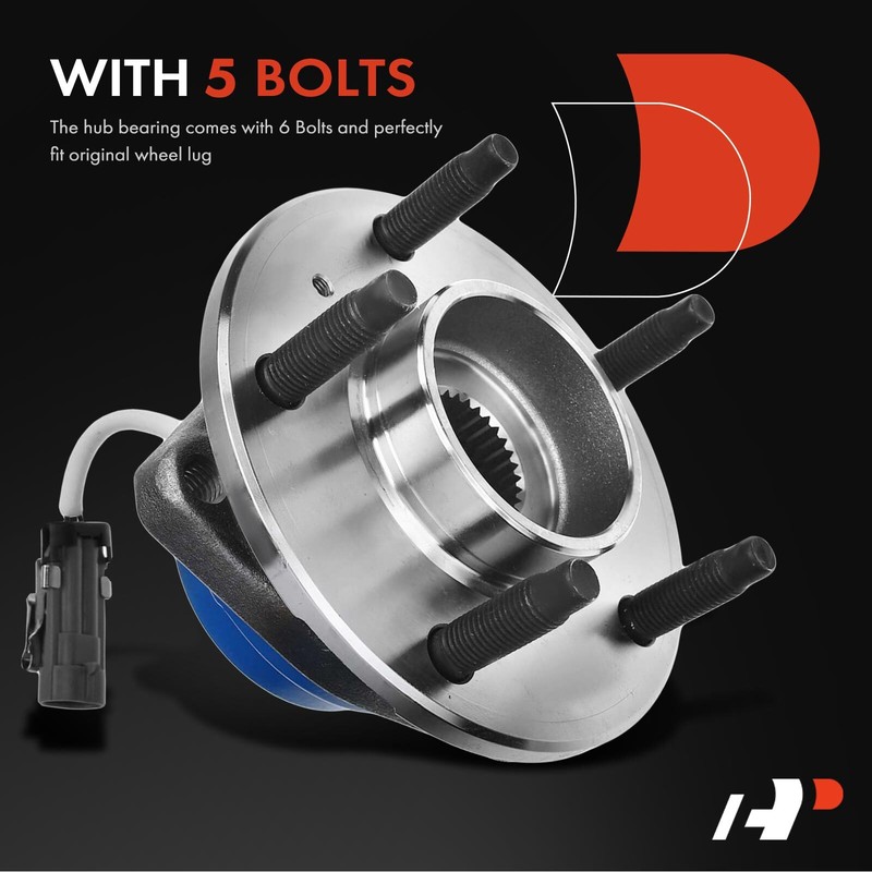Front & Rear Disc Rotors & Brake Pad + Wheel Hub Bearing for Chevy Monte Carlo gallery