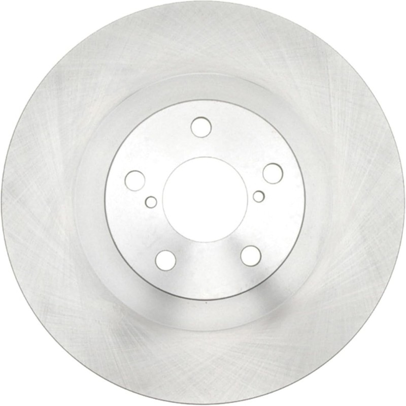 Durable Silver Non-Coated Brake Rotor - Mill-Balanced for Optimal Performance gallery
