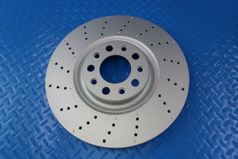 Alfa Romeo Giulia front rear brake pads & drilled rotors TopEuro #11327 gallery