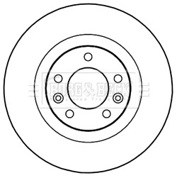 2x Brake Discs Pair Solid Rear 290mm BBD5235 Borg & Beck Set 4249G2 Quality New gallery