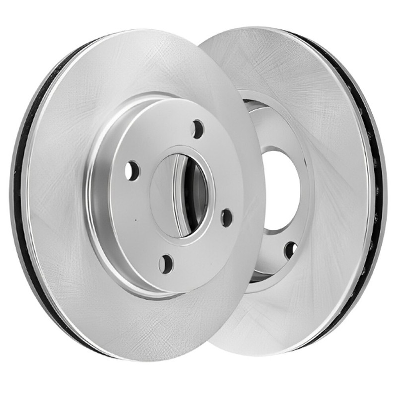 Front Right & Front Left Vented Disc Brake Rotors For Ford Focus 04-00