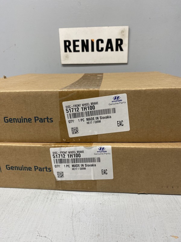 Hyundai I30 07-12 IX20 10- Plus Kia Front Brake Discs Pair 280mm Vented New OE gallery