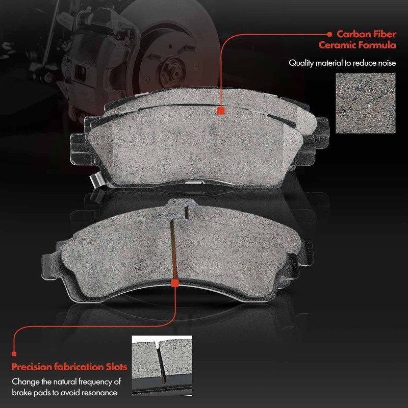 Front & Rear Disc Brake Rotor & Ceramic Brake Pads for Chevrolet GMC Oldsmobile gallery