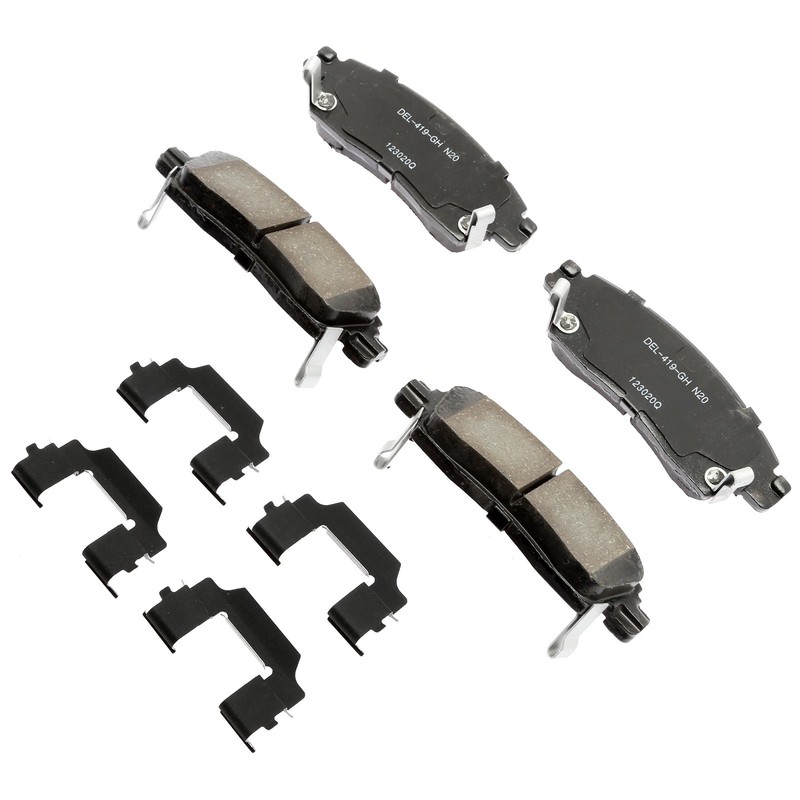 ACDelco Disc Brake Pads and Rotors Kit Front Rear For 07-17 Chevrolet Traverse gallery
