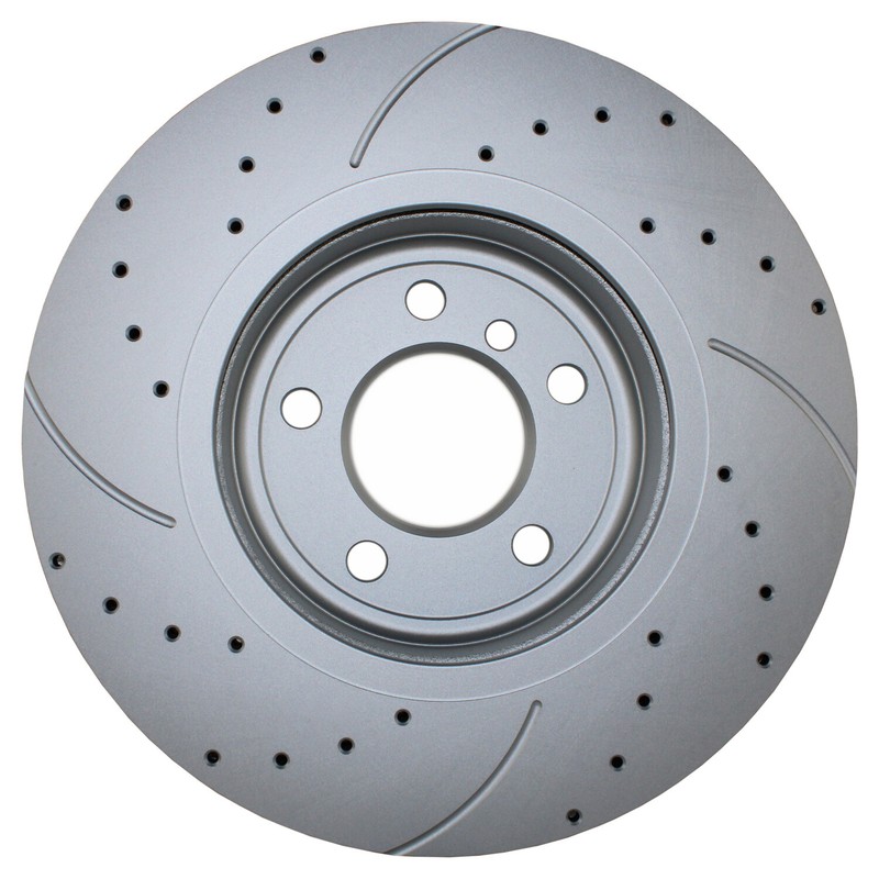 Bison Performance Pair 2 Front Drilled Coated 325mm Brake Rotors for BMW E83 X3 gallery