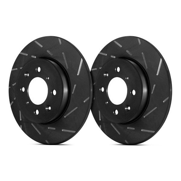 EBC USR BlackDash Series Sport Slotted Brake Rotors for 94-04 Ford Mustang gallery