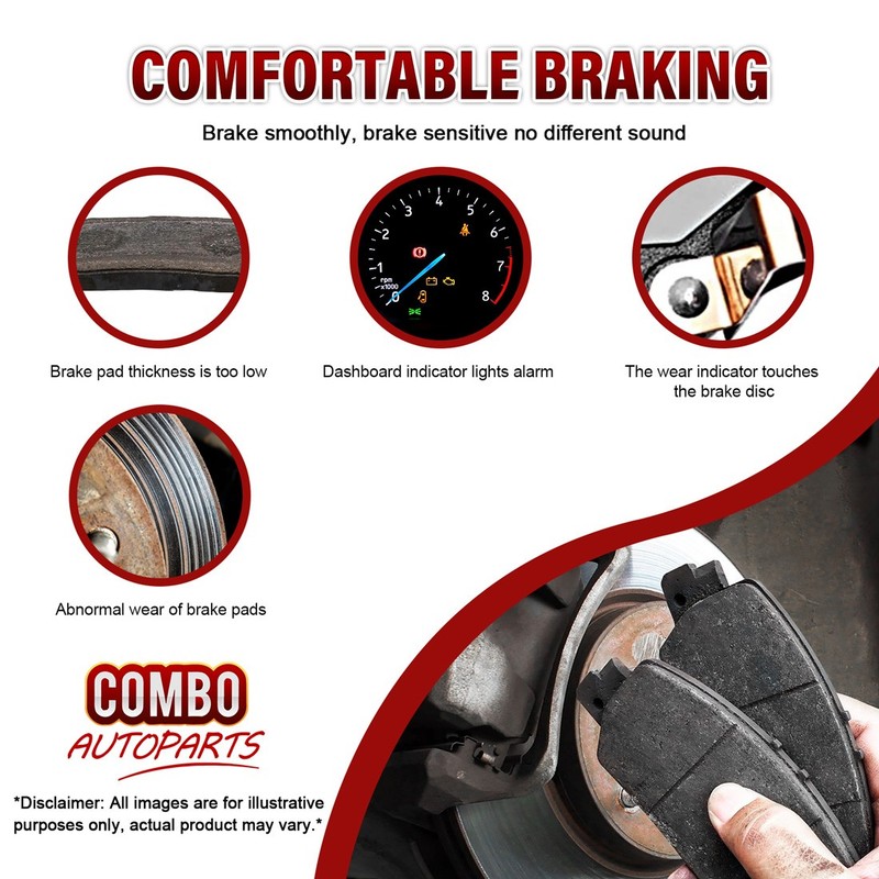 Front Front Left Front Right Brake Rotors Brake Pads Fits 2007-2015 Audi Q7 gallery