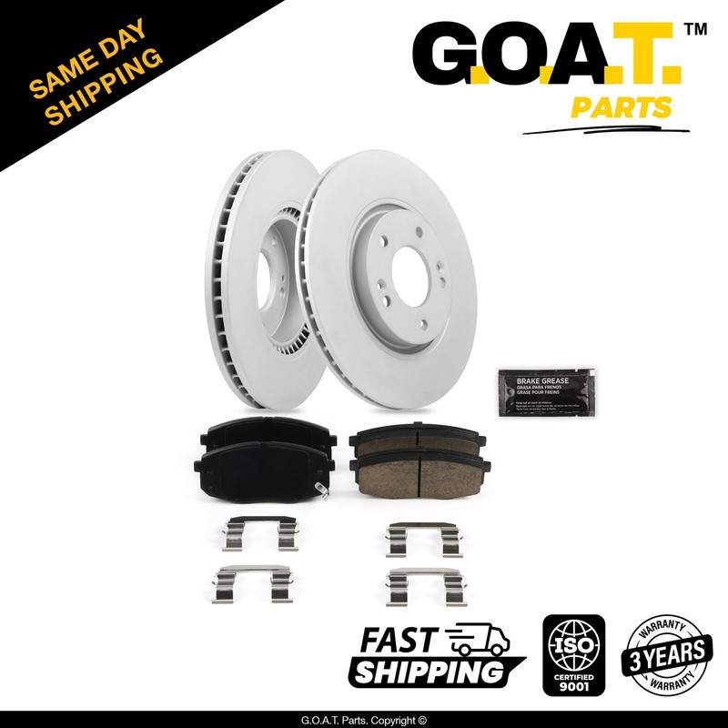 Front Brake Rotors & Ceramic Brake Pads for 10-13 Kia Forte/ Koup 12-13 Forte5