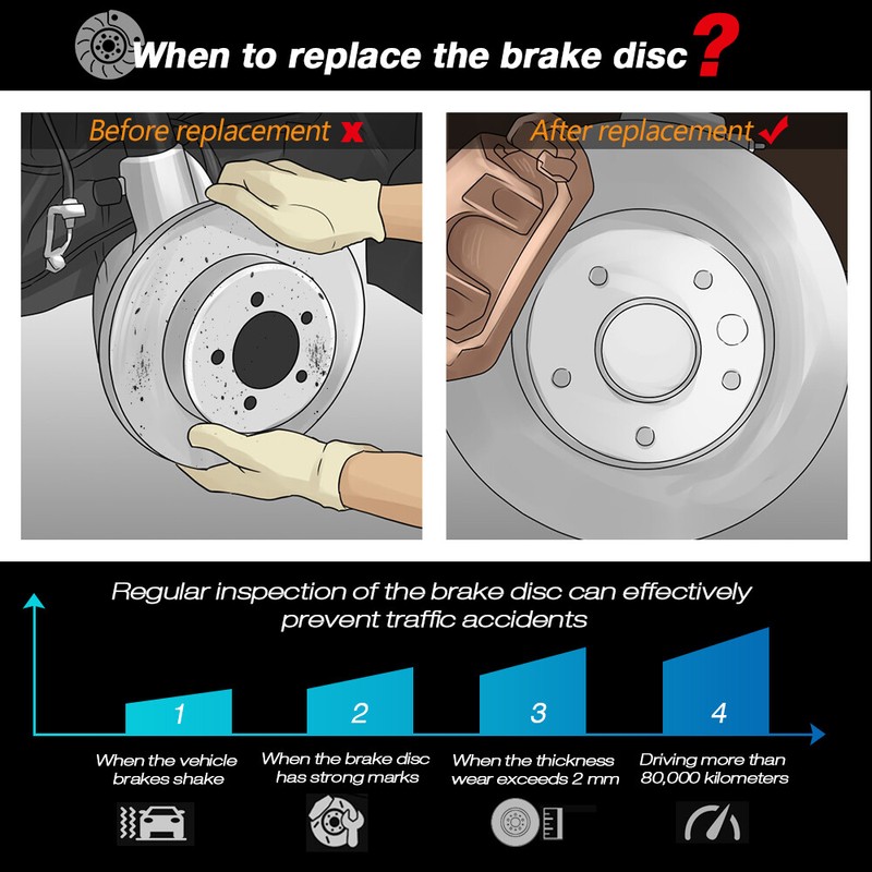 Rear Rotors + Ceramic Brake Pads for 2010 - 2016 2017 Chevy Equinox GMC Terrain gallery