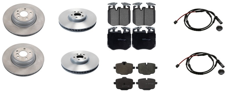 FOR BMW 6 SERIES 630D XDRIVE M SPORT (MK4 (G32)) FRONT REAR DISCS PADS
