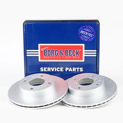 Borg & Beck BBD4167 Front Brake Discs Pair 231mm Vented Fits Suzuki Alto R+