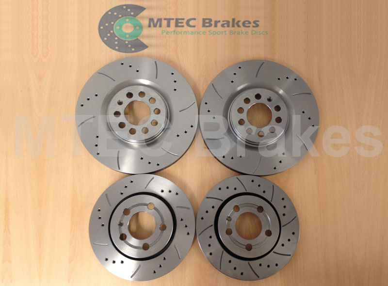 VW Golf 4 Motion 99-03 pierced grooved discs front axle 2.8 V6