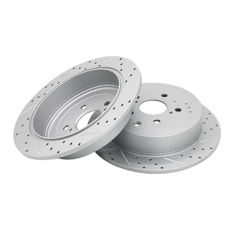 Rear Disc Rotors Ceramic Brake Pads For Toyota Highlander Sienna Lexus RX350 gallery