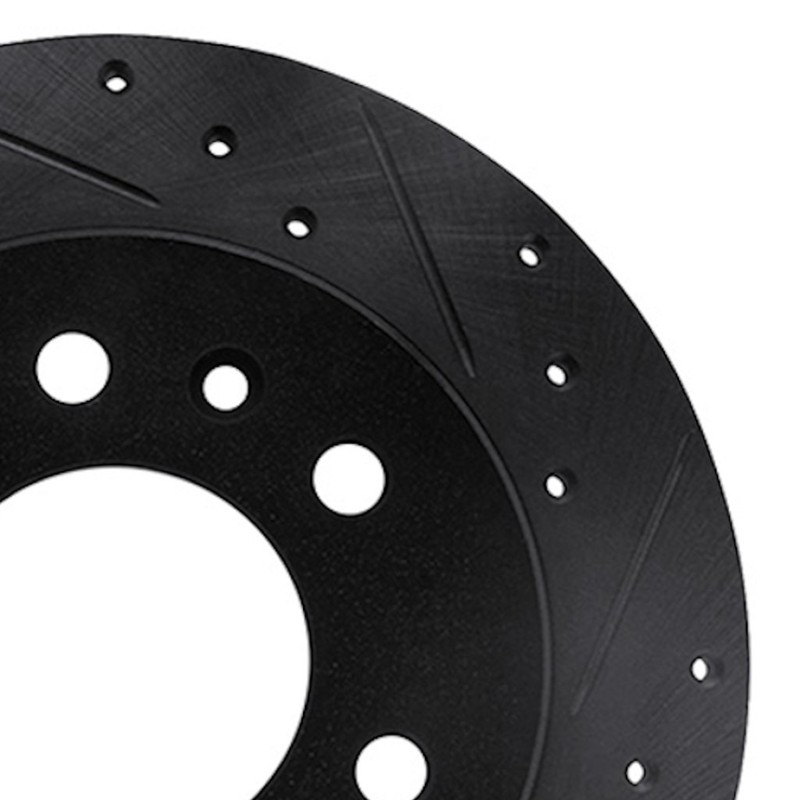 For Volkswagen Crafter 2016 2017 Rotor Set Rear | Drilled And Slotted | Black gallery