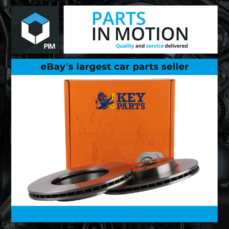 2x Brake Discs Pair Vented fits MINI CONVERTIBLE COOPER R57 1.6 Front 08 to 15