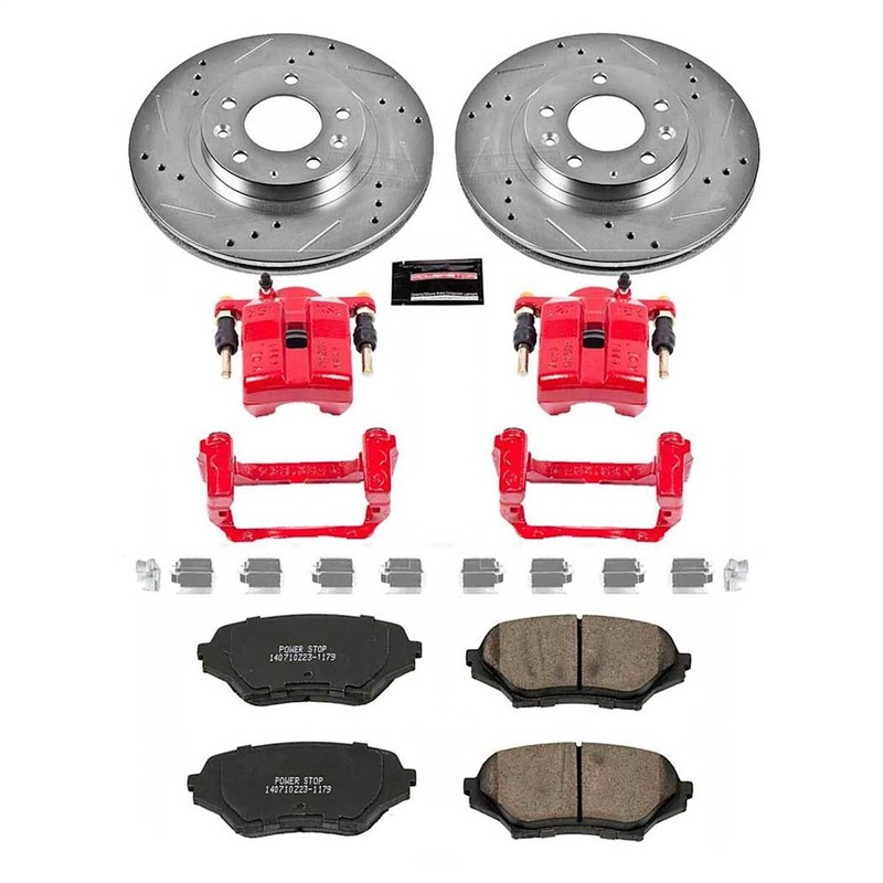 KC4659 Powerstop 2-Wheel Set Brake Kit With Calipers Front for Mazda MX-5 Miata gallery