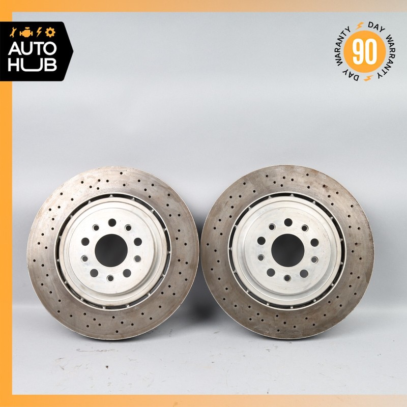 14-24 Maserati Ghibli M157 Front Brake Rotors Disc Left & Right Set SHW