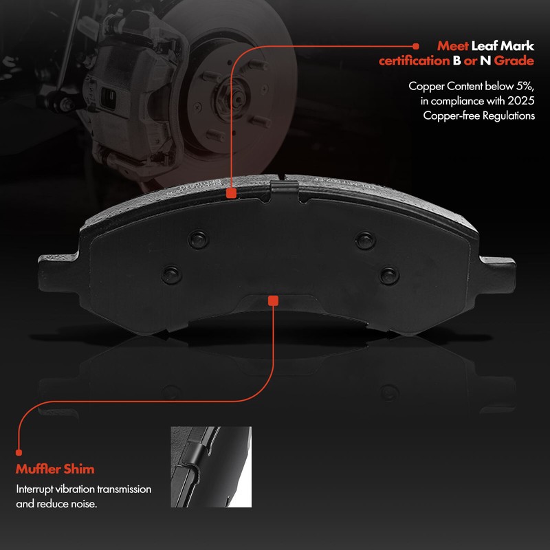 Front Drilled & Slotted Brake Rotors & Ceramic Pad for Dodge Ram 1500 Chrysler gallery