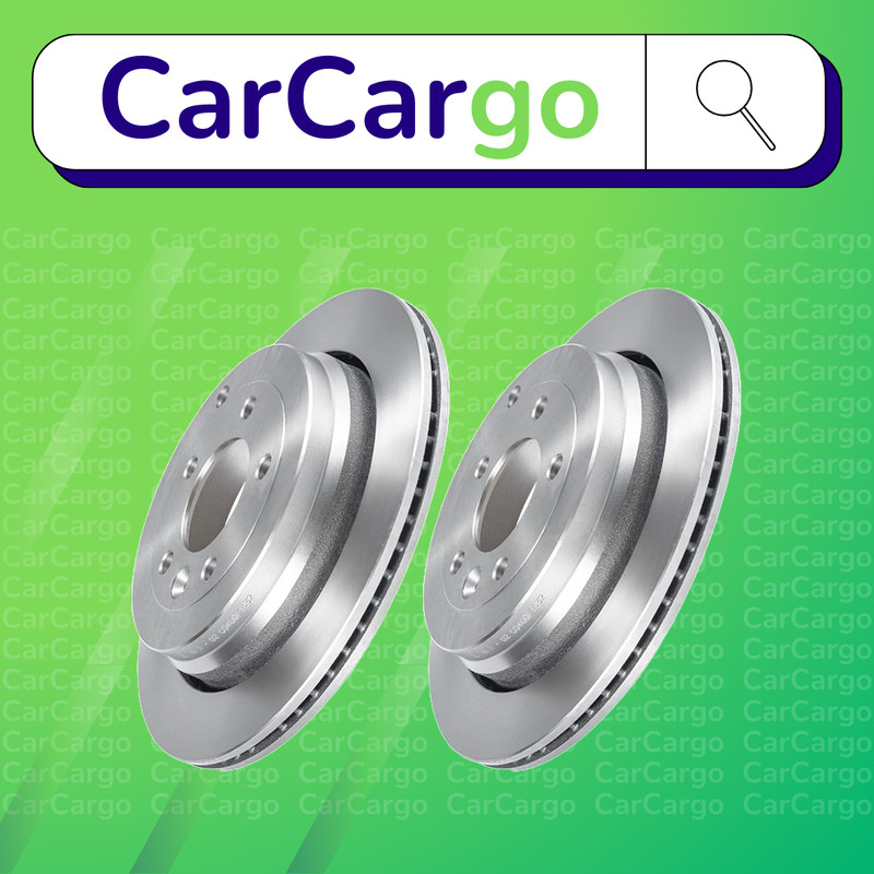 Vented Rear Brake Discs Land Rover Discovery 3.0 TD 4×4 2009-2018 325 mm