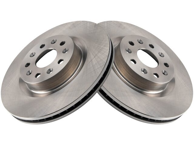 TRQ 43ZV89W Front Brake Rotor Set Fits 2016-2020 Cadillac CT6