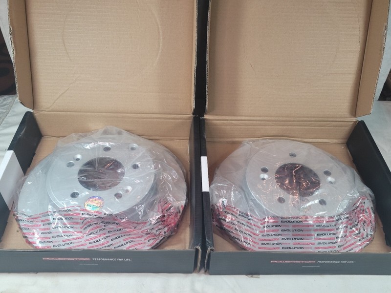 Power Stop Evolution JBR1337EVC Geomet Coated Rear Brake Rotors, Hyundai - NEW gallery