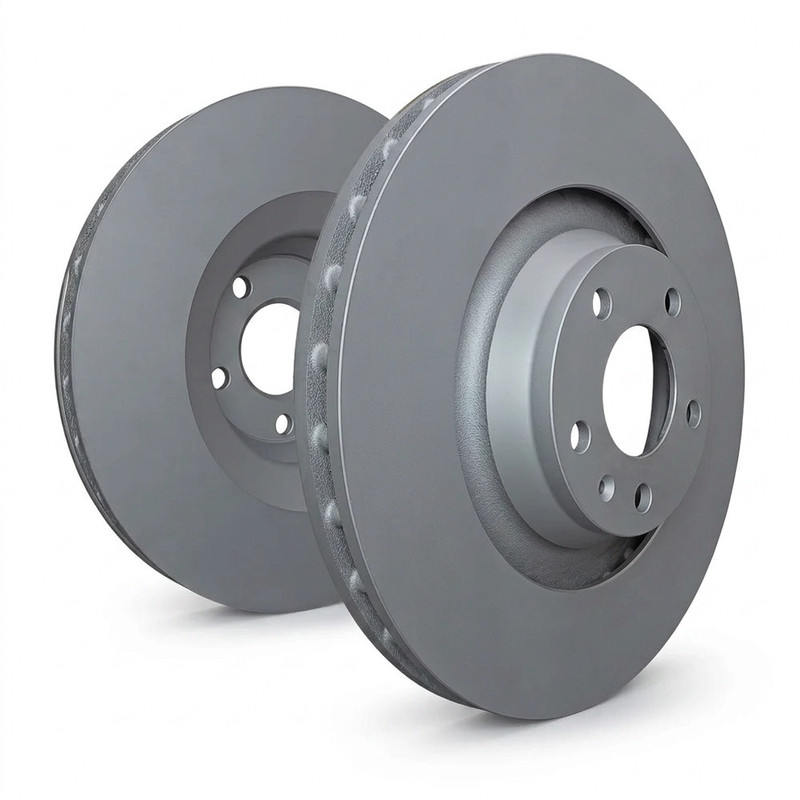 SP Performance P54-094 Plain GREY Zinc Front Brake Rotors 02-05 Ford Explorer