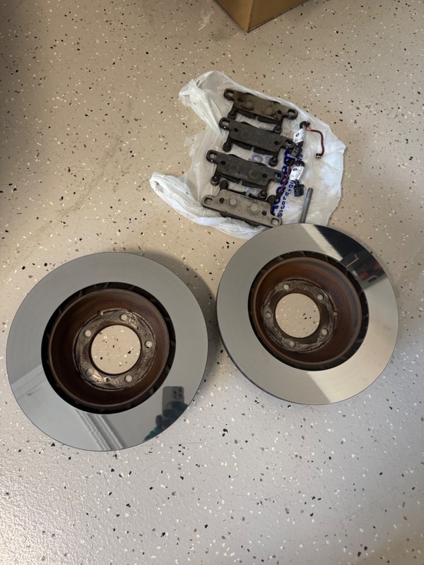 2019-2023 PORSCHE CAYENNE Turbo Used Rear Rotors Pads Sensors Set PSCB OEM gallery