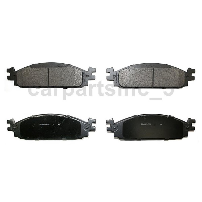 Brake Pad Brake Rotor Front Rear Fits Lincoln MKS gallery