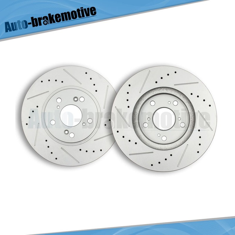 FOR ACURA CL MDX TL TSX HONDA ACCORD ODYSSEY PILOT DRILLED FRONT BRAKE ROTORS gallery