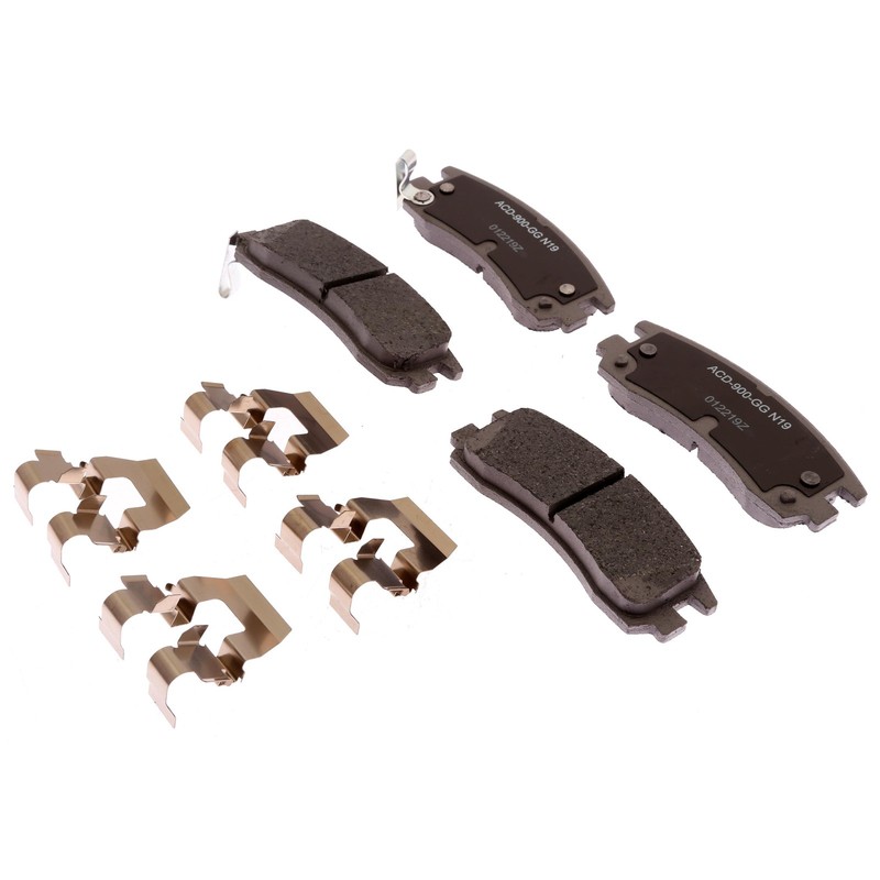 ACDelco Disc Brake Pads and Rotors Kit Front Rear For 97-05 Buick Century Regal gallery