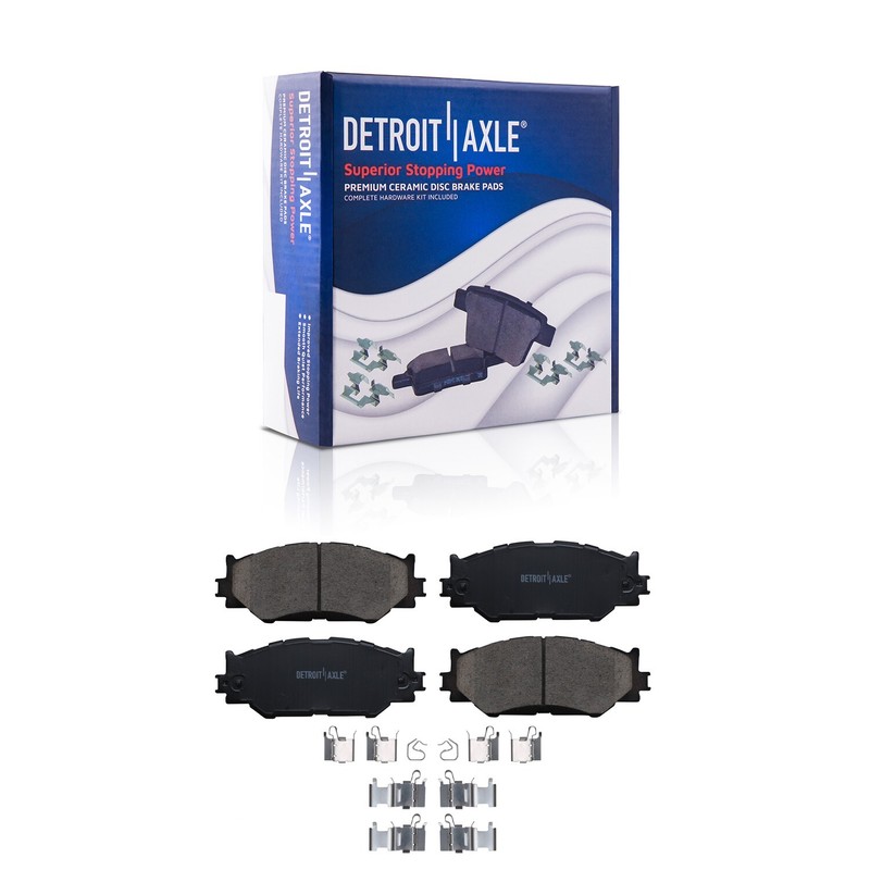 Front Drilled Rotors Ceramic Brake Pads for 2006 - 2013 2014 2015 Lexus IS250 gallery