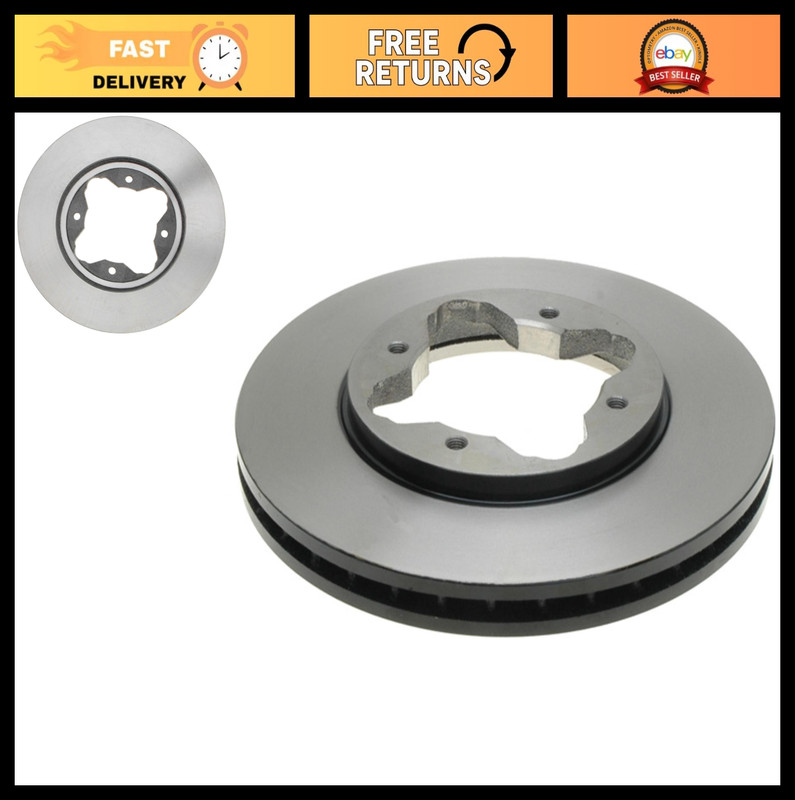 Non-Coated Front Disc Brake Rotor 18A387A for Enhanced Stopping Power, Durable P