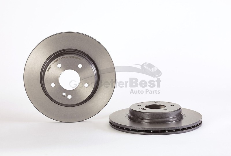 One New Brembo Disc Brake Rotor Rear 09A74211 for Chrysler Mercedes MB