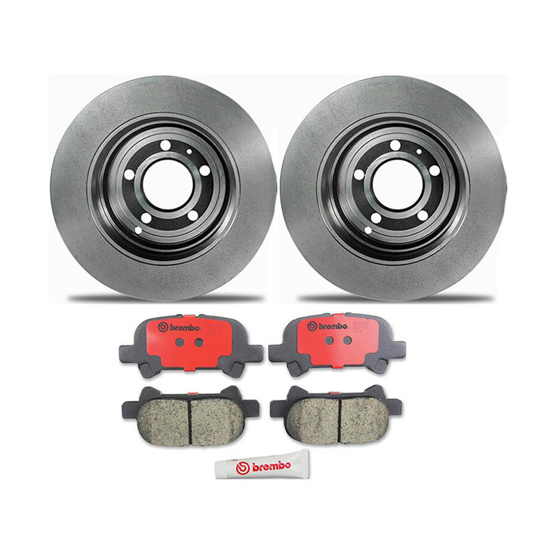 Brembo Rear Brake Kit Ceramic Pads and Brake Rotors For Toyota Avalon 2000-2003 gallery