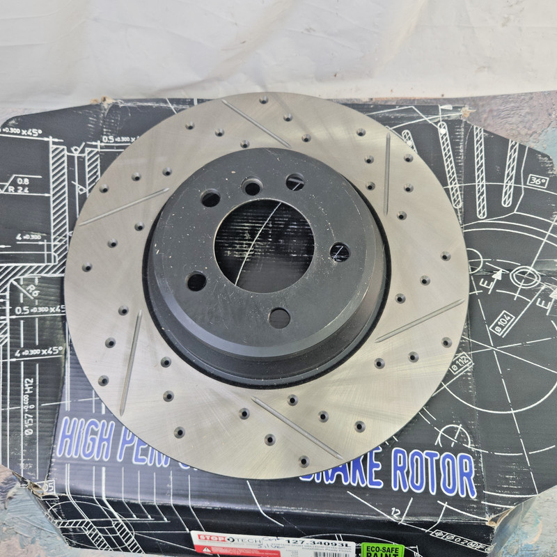 Stop Tech 127.34093L Rotor For 07-13 3 Series 13-15 X1 Front LH Drilled Slotted gallery