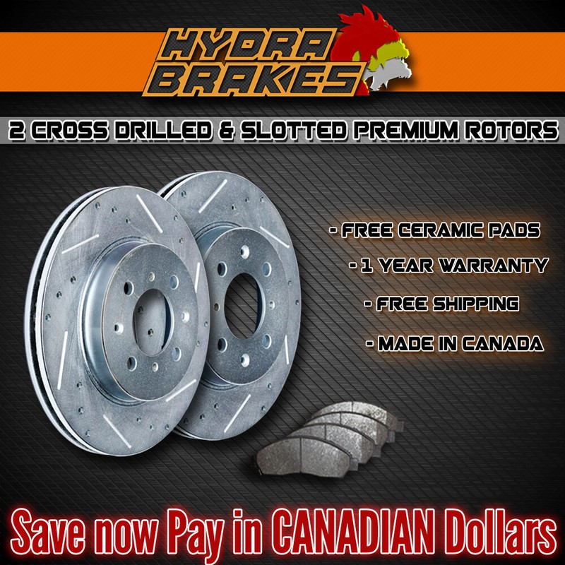 FITS 2006 CHEVROLET K1500 Drill Slot Brake Rotors CERAMIC SLV F