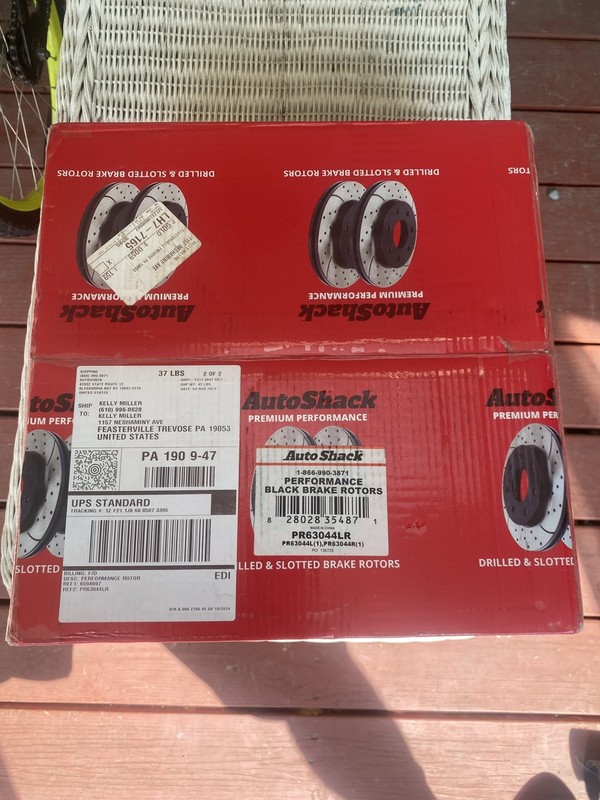 2007 – 2012 Jeep Liberty Dodge Nitro Front rotors discs 12” BRAND NEW IN BOX