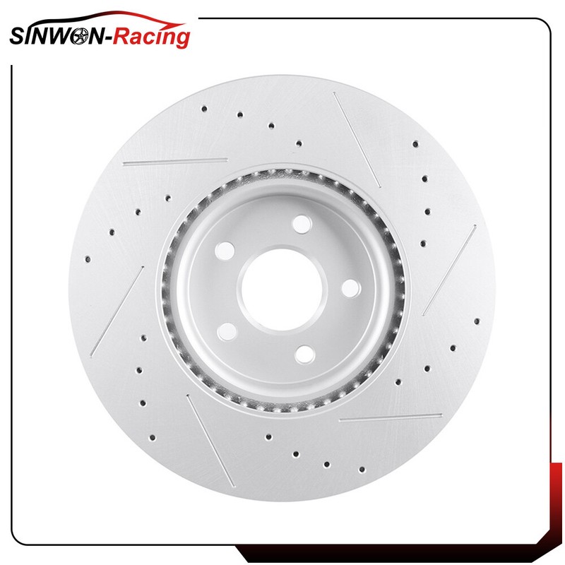 Ceramic Pads and Brake Rotors Front Drill Slot For Ford Focus 2013 - 2014 -ST gallery