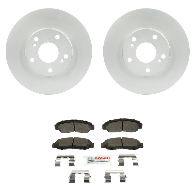 Bosch Front 282mm Rotors Blue Ceramic Disc Brake Pad Kit For Accord EX-L LX SE