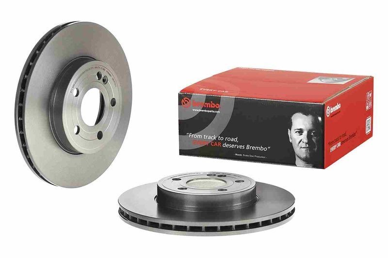 2X Brembo 09.D772.11 Front Vented Brake Discs Fits Mercedes A-Class B-Class Cla