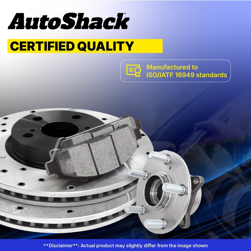 Front Rear Drilled Slotted Brake Rotor Pad Wheel Hub for Toyota, Prius V 12-17 gallery