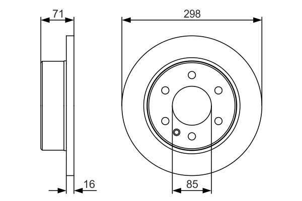 2x Brake Discs Pair Solid fits MERCEDES SPRINTER 906 3.5 Rear 06 to 16 M272.979 gallery