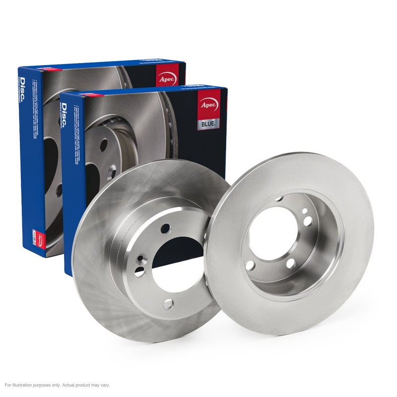 2X APEC Rear Brake Discs for NISSAN NV400 Van 2011-22 305mm Solid SDK6663
