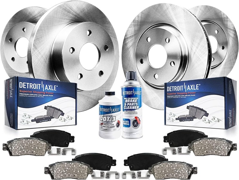 All-in-One Brake Replacement Kit: 11.02" Front & 10.31" Rear Rotors for Hyundai gallery