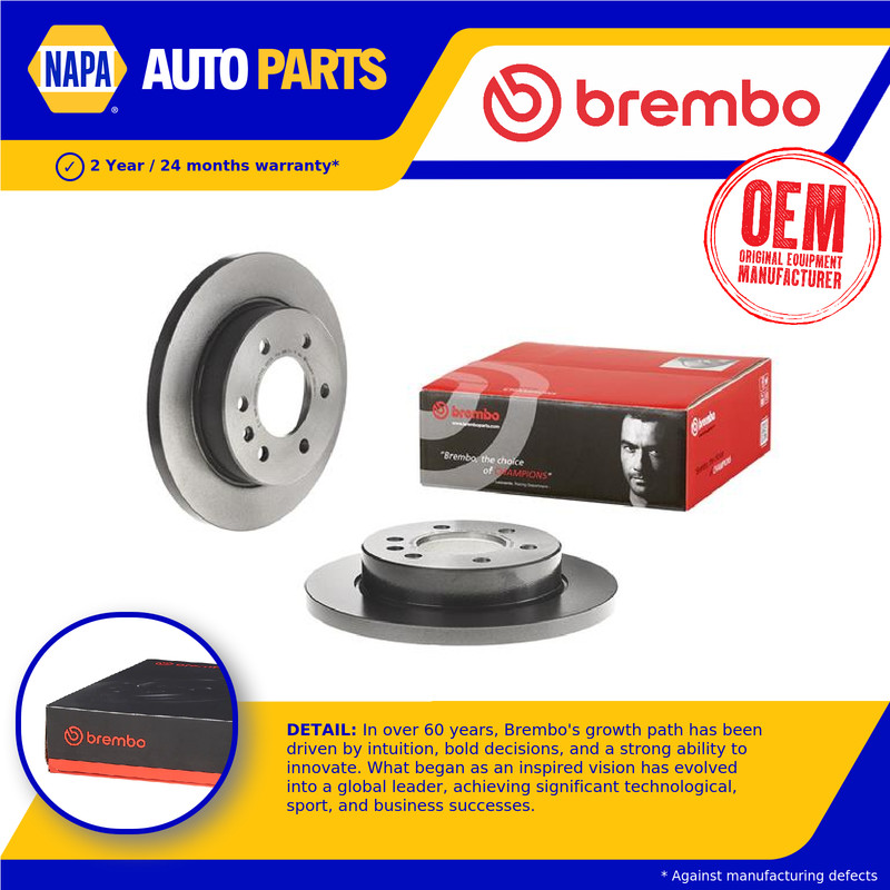2x Brake Discs Pair Solid fits MERCEDES eSPRINTER 910 Rear 2020 on EM780.703 Set
