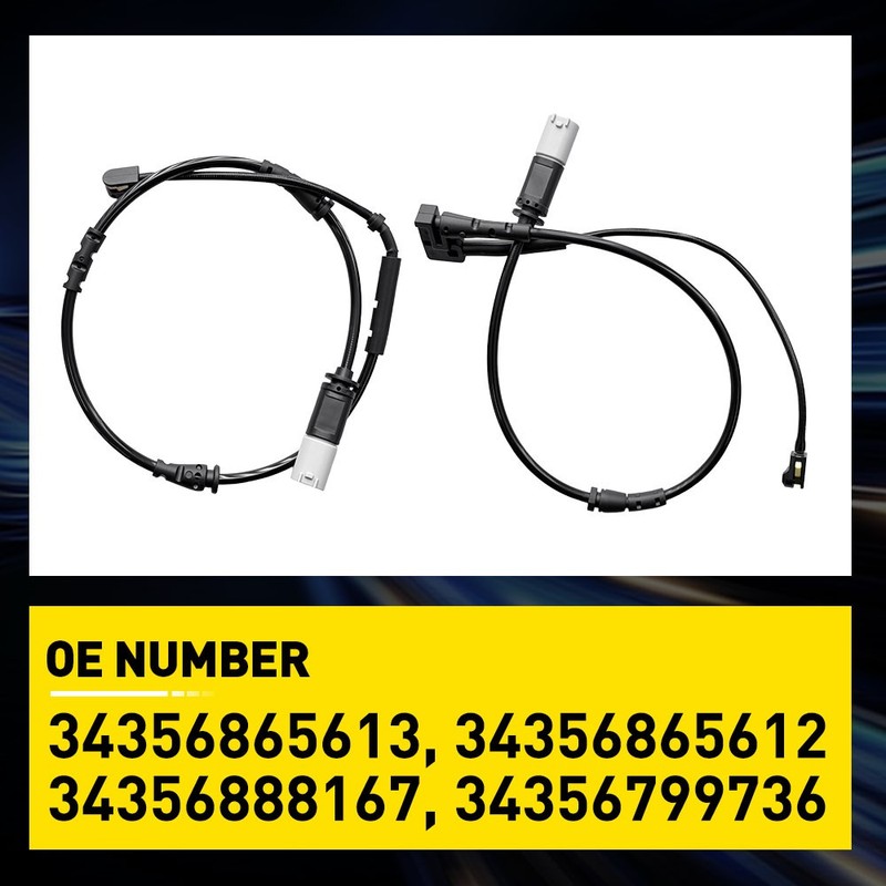 2-20X For BMW F39 F40 F44 F45 MINI F54 F57 F60 Brake Pad Wear Sensor Front Rear gallery