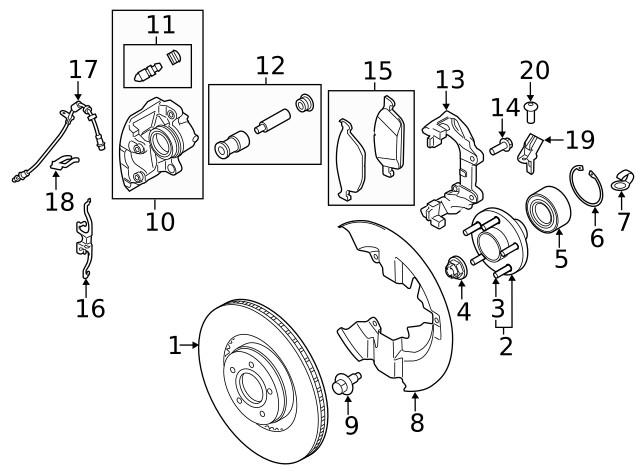 Genuine Ford Rotor Assembly - Brake EJ7Z-1125-C gallery