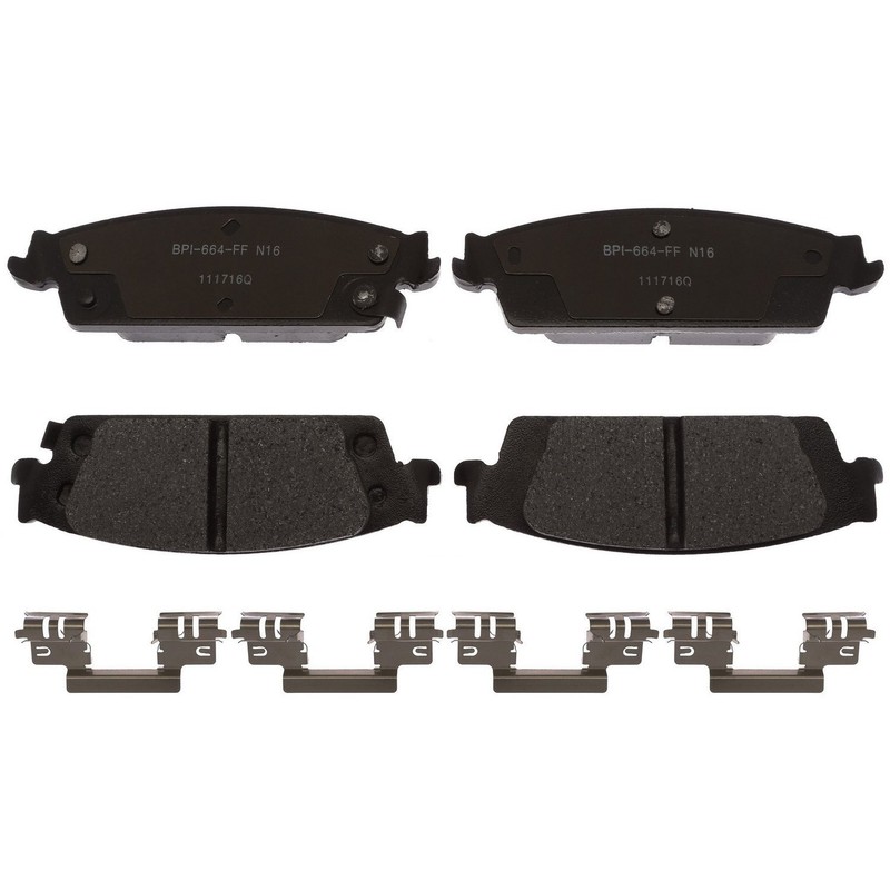 New OE Rear Brake Pads Kit For 2014-2019 Chevy Silverado 1500 Lifetime Warranty
