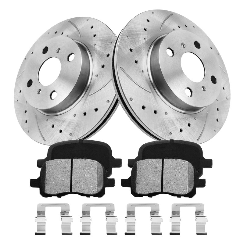 Front Brake Rotors Brake Pads for Chevrolet Prizm Toyota Corolla 1998 1999-2002